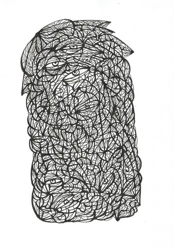 Energielinien 84 by Ira Repey, 소묘 for Sale on Singulart