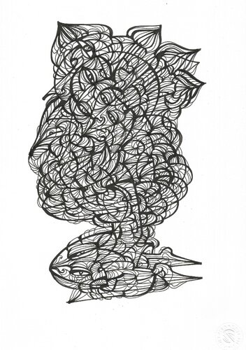 Energielinien 87 par Ira Repey, Dessin en vente sur Singulart