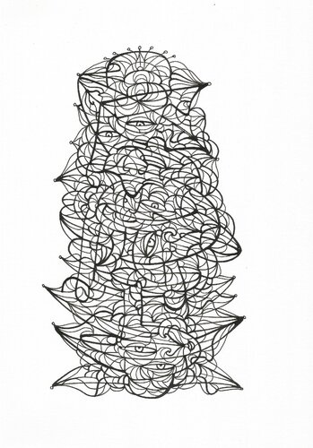 Energielinien 94 van Ira Repey, Tekening te koop op Singulart