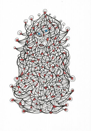 Energielinien 96 par Ira Repey, Dessin en vente sur Singulart