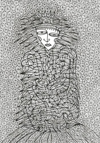 Energielinien 98 par Ira Repey, Dessin en vente sur Singulart