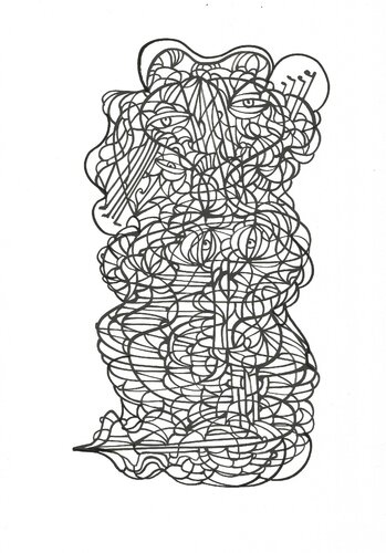 Musik 5 by Ira Repey, 소묘 for Sale on Singulart