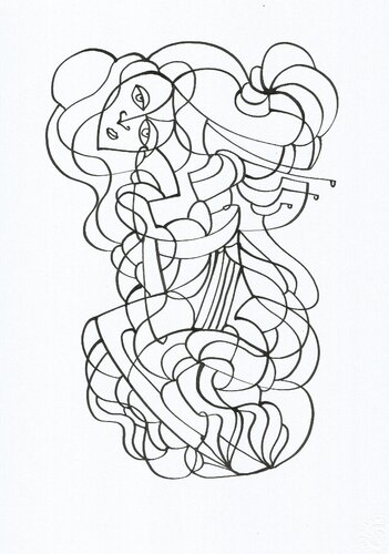 Musik 17 von Ira Repey, Zeichnungen kaufen auf Singulart