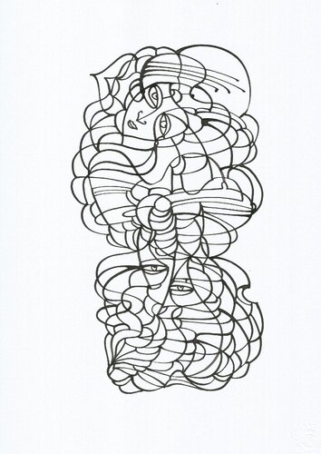 Musik 19 by Ira Repey, Drawing for Sale on Singulart