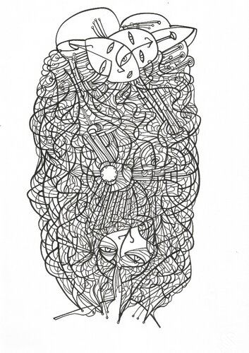 Musik 22 by Ira Repey, 소묘 for Sale on Singulart