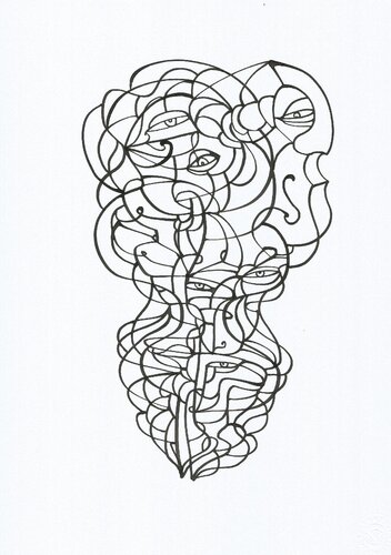 Musik 24 par Ira Repey, Dessin en vente sur Singulart