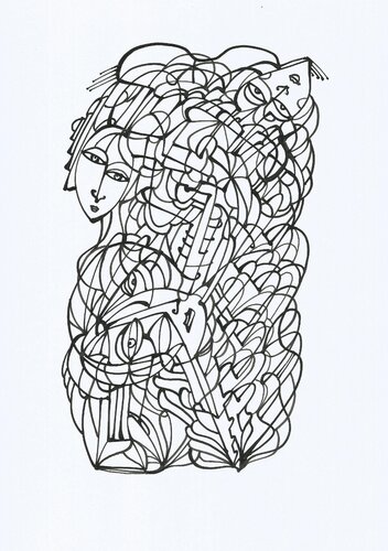 Musik 29 par Ira Repey, Dessin en vente sur Singulart