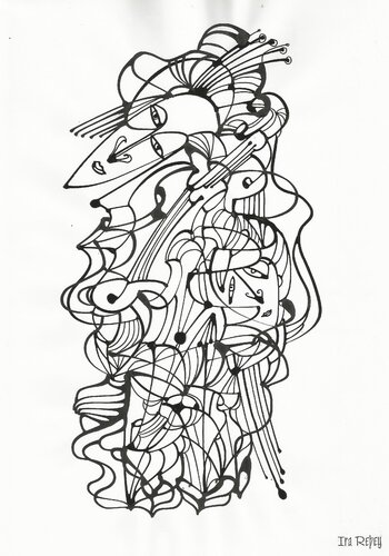 Musik 30 par Ira Repey, Dessin en vente sur Singulart