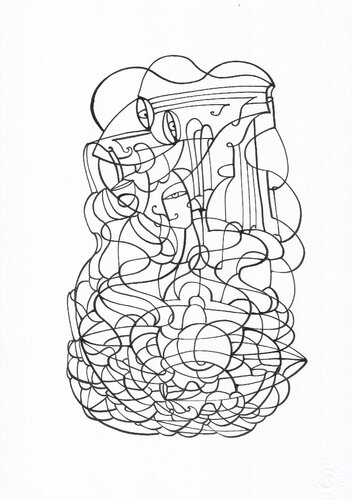 Musik 32 par Ira Repey, Dessin en vente sur Singulart