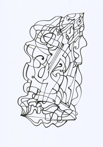Musik 34 par Ira Repey, Dessin en vente sur Singulart