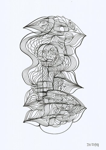 Musik 38 van Ira Repey, Tekening te koop op Singulart