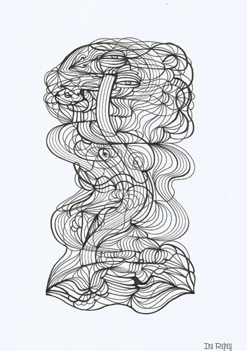 Musik 40 van Ira Repey, Tekening te koop op Singulart