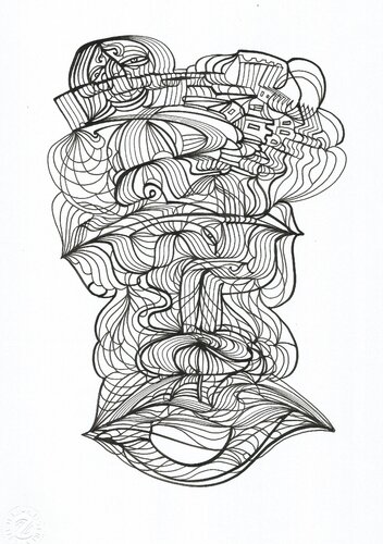 Musik 49 by Ira Repey, 소묘 for Sale on Singulart