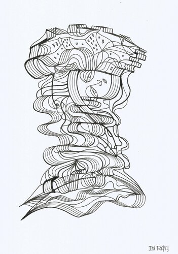 Musik 51 van Ira Repey, Tekening te koop op Singulart