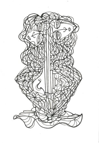 Musik 55 par Ira Repey, Dessin en vente sur Singulart