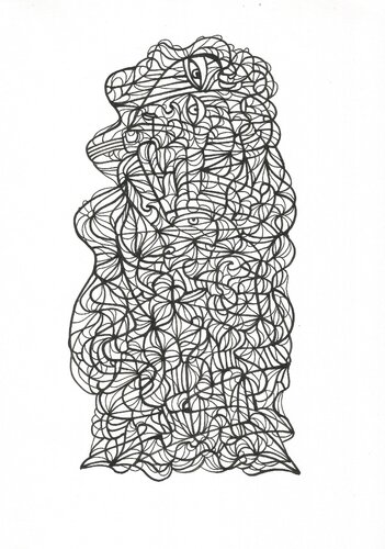 Musik 63 by Ira Repey, Drawing for Sale on Singulart
