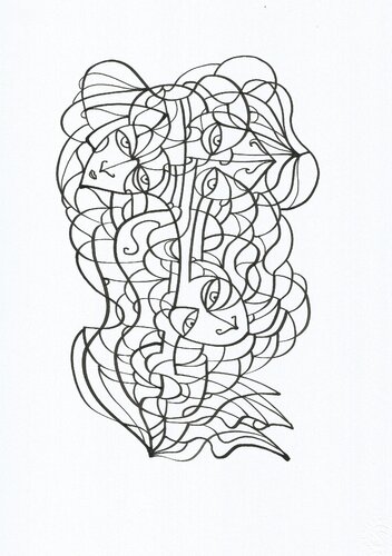 Musik 65 par Ira Repey, Dessin en vente sur Singulart