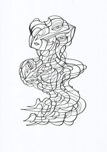 Musik 77 par Ira Repey, Dessin en vente sur Singulart