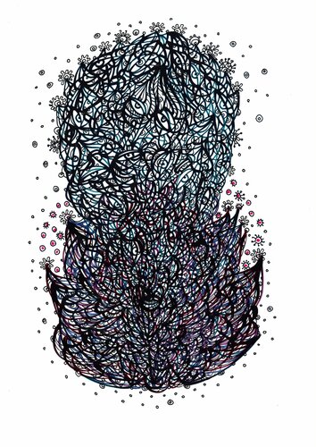 Corona-Winter par Ira Repey, Dessin en vente sur Singulart