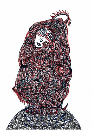 Corona-Morgenstern (Corona - Morning Star) par Ira Repey, Dessin en vente sur Singulart