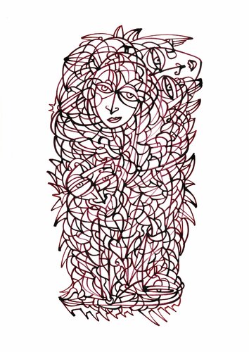 Corona-Sorge (Corona-Sorrow) par Ira Repey, Dessin en vente sur Singulart