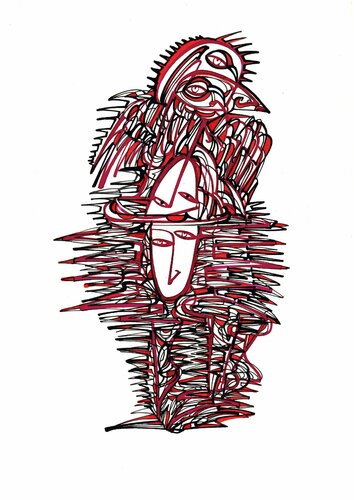 Corona van Ira Repey, Tekening te koop op Singulart