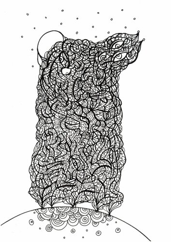 Corona van Ira Repey, Tekening te koop op Singulart