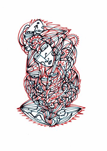 Corona van Ira Repey, Tekening te koop op Singulart