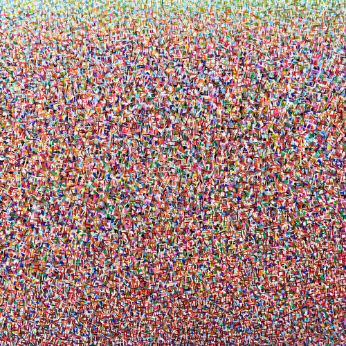 CitySurface-P1016 by Yehan Wang, Painting for Sale on Singulart