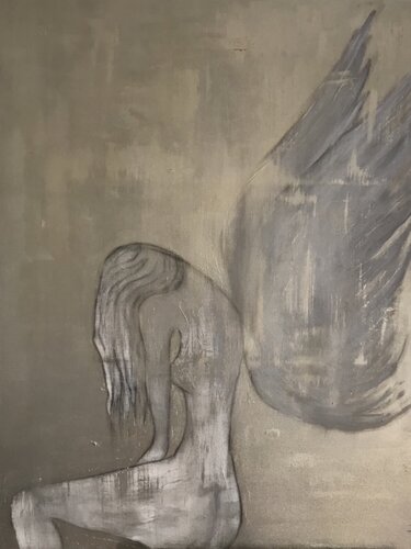 HUMANS MAKE ME CRY van Barbara Lo Faro, Schilderij te koop op Singulart