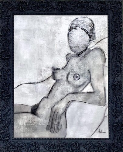 L’ATTESA van Barbara Lo Faro, Schilderij te koop op Singulart