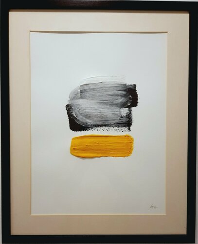 Nichts ist ganz Schwarz oder Weiß Nr. 1 von Silvia Ingrid Hummer, Werk auf Papier kaufen auf Singulart
