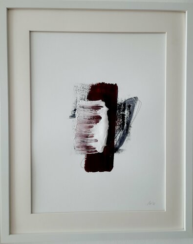 Nichts ist ganz Schwarz oder Weiß Nr. 4 by Silvia Ingrid Hummer, Work on Paper for Sale on Singulart