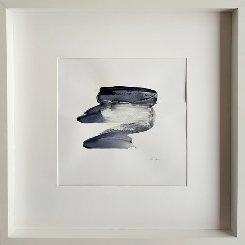 "Schwarz auf Weiß" - Nr. 3 von Silvia Ingrid Hummer, Werk auf Papier kaufen auf Singulart