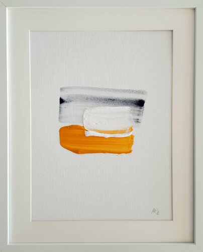 Nichts ist ganz Schwarz oder Weiß Nr. 3 von Silvia Ingrid Hummer, Malerei kaufen auf Singulart