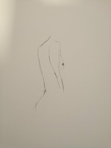 Akt VIII di Silvia Ingrid Hummer, Disegno in vendita su Singulart
