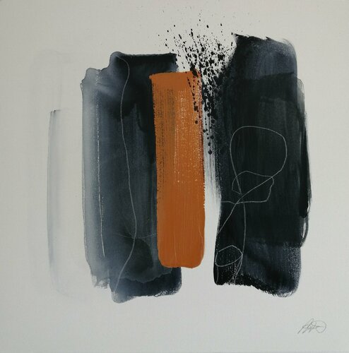 Kamingeflüster Nr. 3 by Silvia Ingrid Hummer, Painting for Sale on Singulart