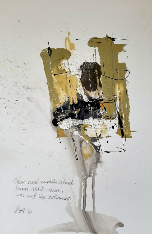 Wer nur zurück schaut kann nicht sehen, was auf ihn zukommt Silvia Ingrid Hummer