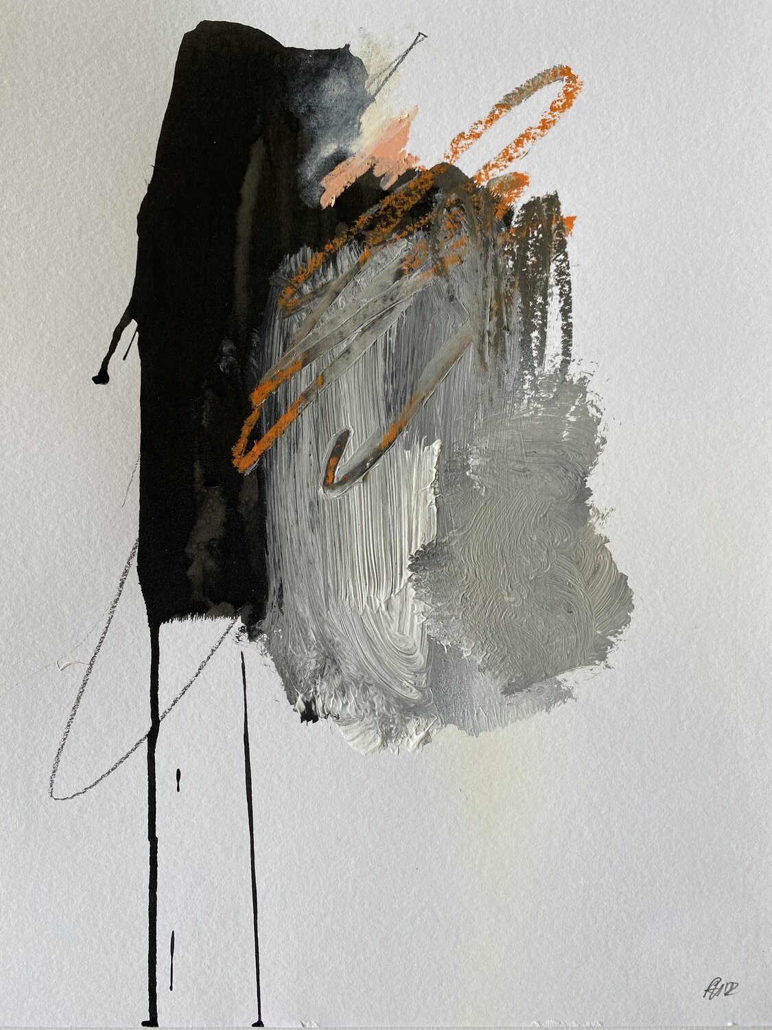Erwarte das Unerwartete - Nr. 7 Silvia Ingrid Hummer Werk auf Papier zu verkaufen