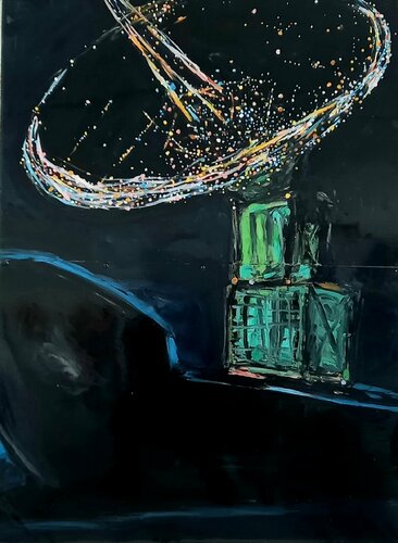 L'Attrappeur d'Etoiles von Laurence Forbin, Malerei kaufen auf Singulart
