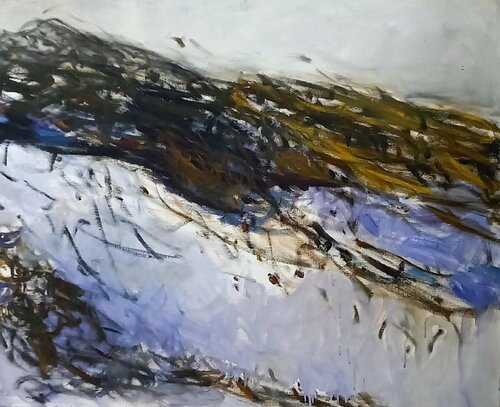 Crimée -Strates by Laurence Forbin, 회화 for Sale on Singulart