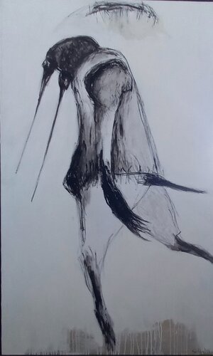 Série Noire 2 van Laurence Forbin, Schilderij te koop op Singulart