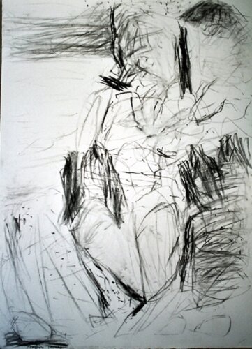 Mégalithes 1 by Laurence Forbin, Drawing for Sale on Singulart