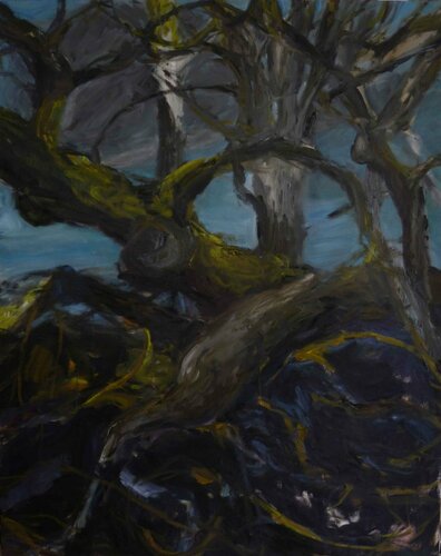 Destruction-Enchevêtrements- Série des Forêts by Laurence Forbin, Painting for Sale on Singulart