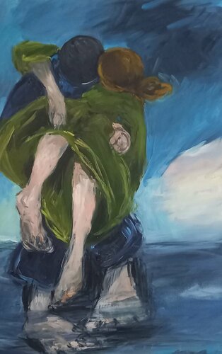 "L'Eau me monte jusqu'à l'âme" von Laurence Forbin, Malerei kaufen auf Singulart