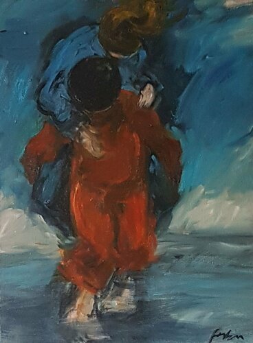 Portée -Vents et marée by Laurence Forbin, Painting for Sale on Singulart
