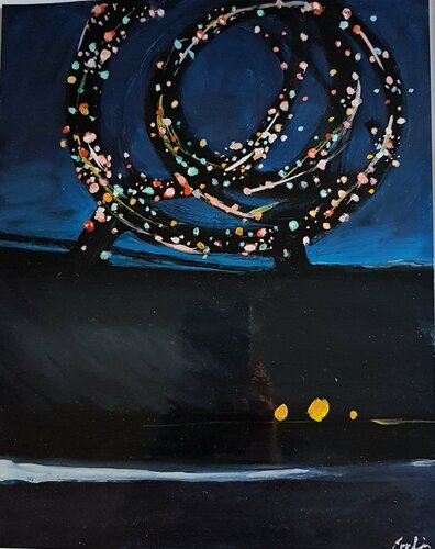Attrapeur d'Etoiles von Laurence Forbin, Malerei kaufen auf Singulart