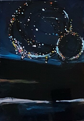 Anneaux célestes von Laurence Forbin, Malerei kaufen auf Singulart