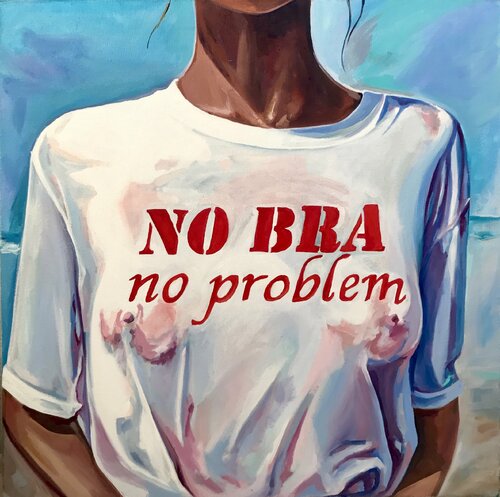 Bold Statement Woman di Sasha Robinson, Pittura in vendita su Singulart