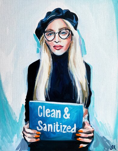 Sanitized Serenity de Sasha Robinson, Pintura a la venta en Singulart